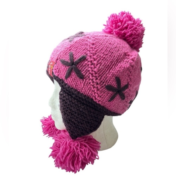 Agan Traders Hat Wool Fleece Lined Trapper Beanie Cap Womens Ear Flaps Pom Pom - Picture 2 of 11